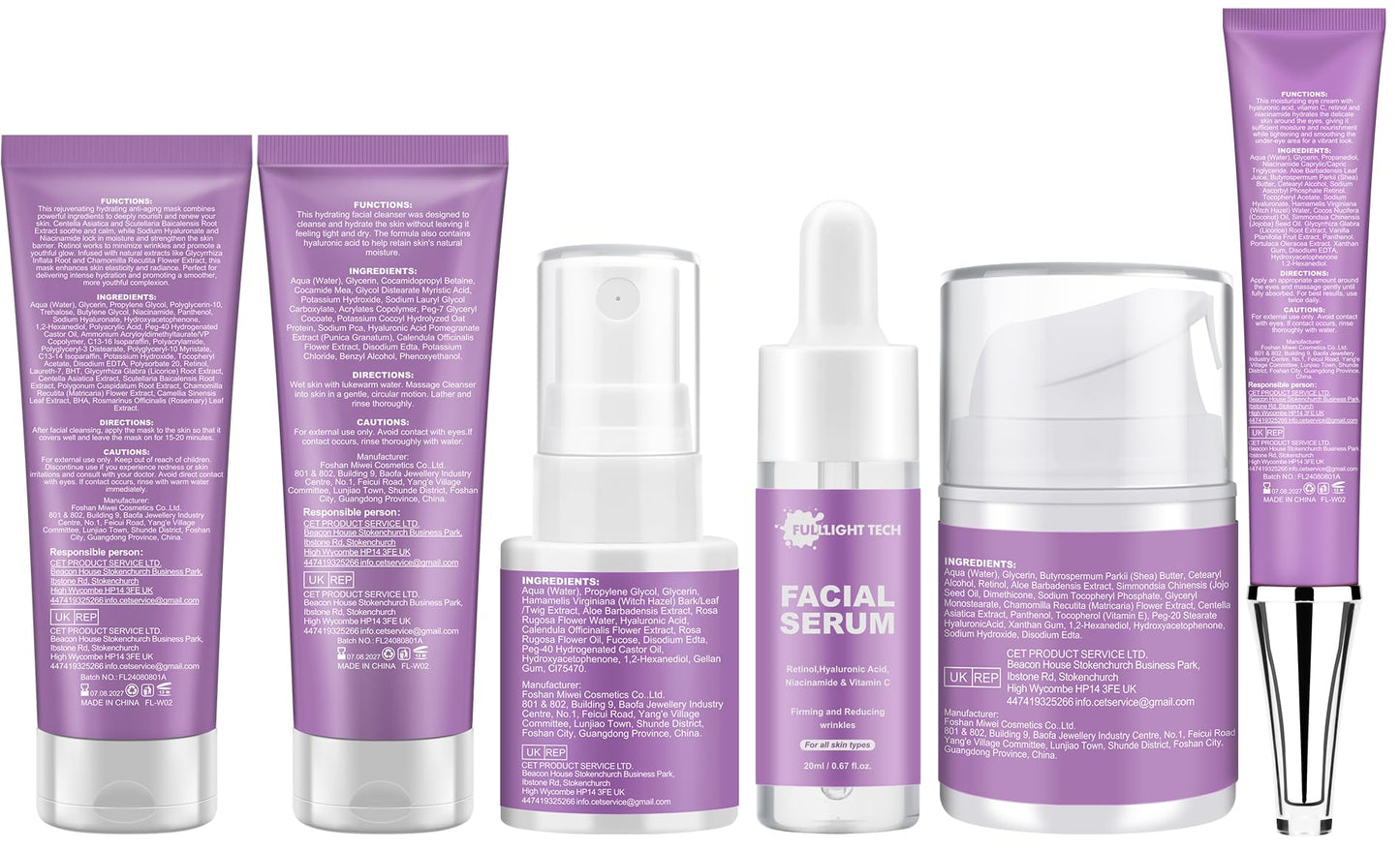 Gentle Anti-Aging Skin Care Set for Women