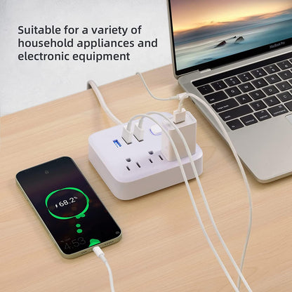 Surge Protector Power Strip with USB Ports