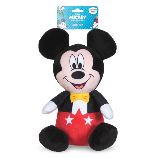 Mickey Mouse Plush Squeaky Dog Toy by Disney