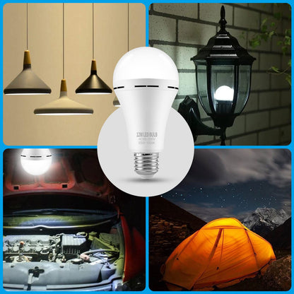 Emergency Rechargeable LED Light Bulb - 4 Pack