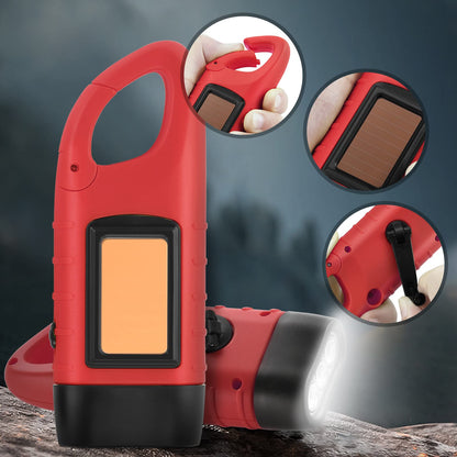 Simpeak Solar Powered LED Flashlight for Camping
