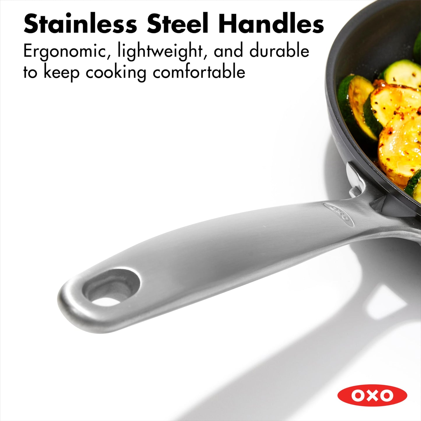 OXO 3-Piece Ceramic Nonstick Frying Pan Set