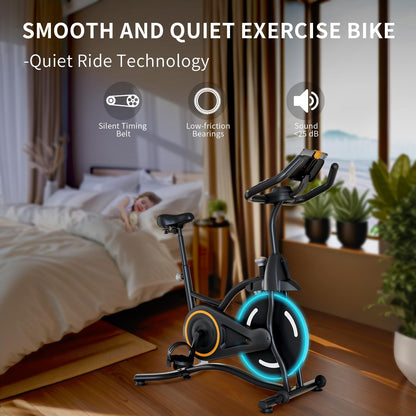 Adjustable Magnetic Resistance Indoor Exercise Bike
