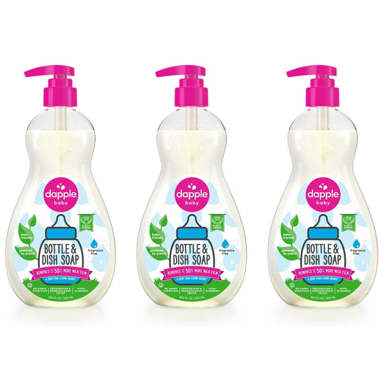 Dapple Baby Bottle Soap - Fragrance Free 3 Pack