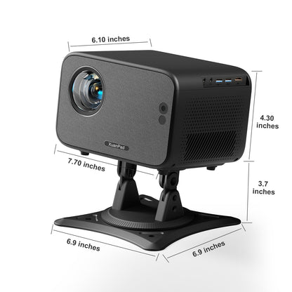 Portable 4K Mini Projector with WiFi & Bluetooth