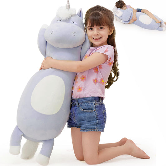 Unicorn Plush Body Pillow for Kids - 36.2"