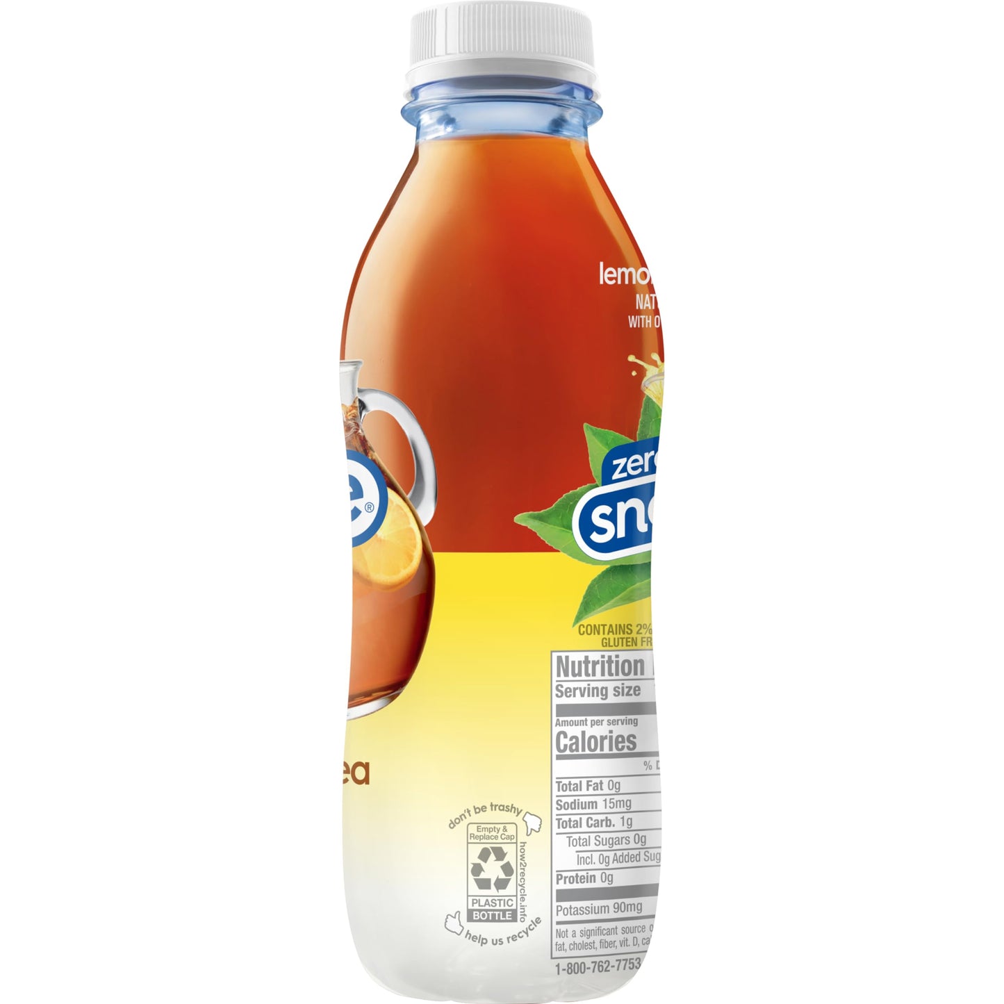 Snapple Zero Sugar Half 'n Half Tea, 12 Pack