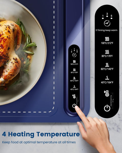 Electric Food Warming Mat with Temperature Control