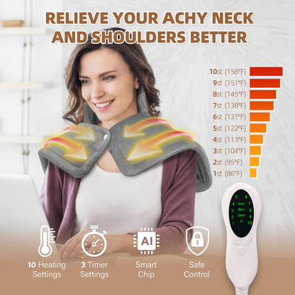 Weighted Electric Heating Pad for Neck Relief