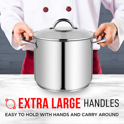 20-Quart Stainless Steel Stockpot by Bakken-Swiss