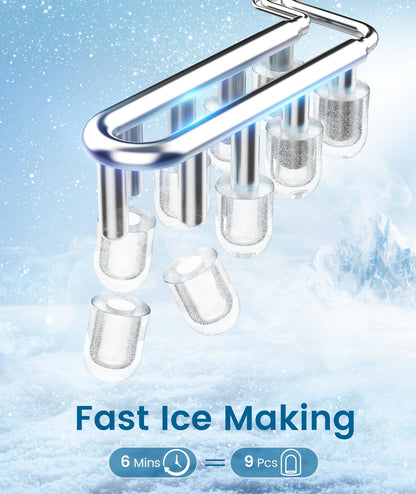 Portable Ice Maker 26.5lbs/24Hrs for Home