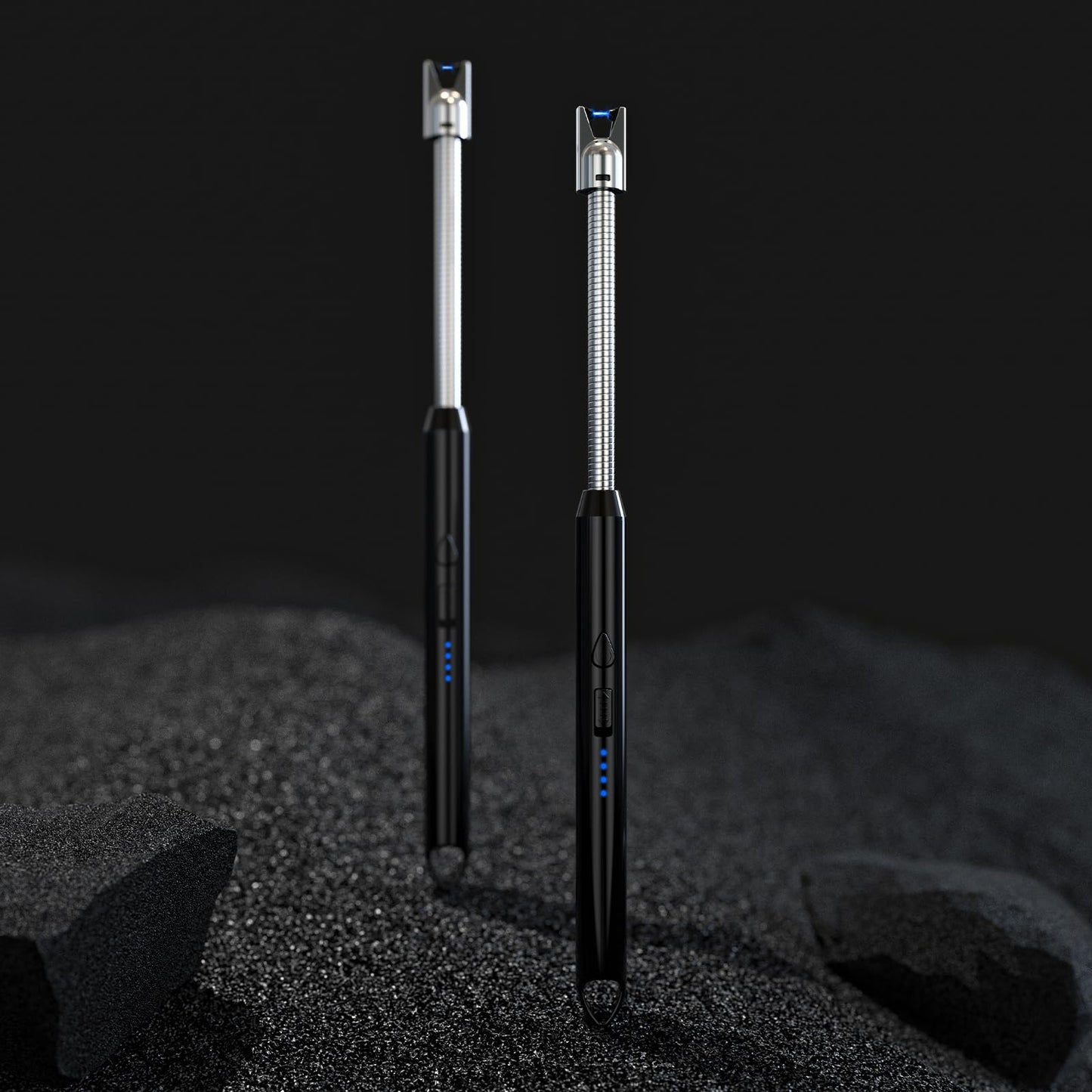 2 Pack Rechargeable Electric Lighters for BBQ & Candles