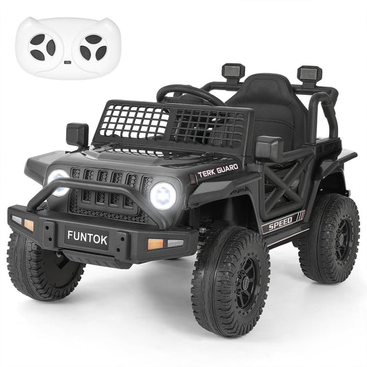 FUNTOK 12V Electric Ride-On Truck for Kids