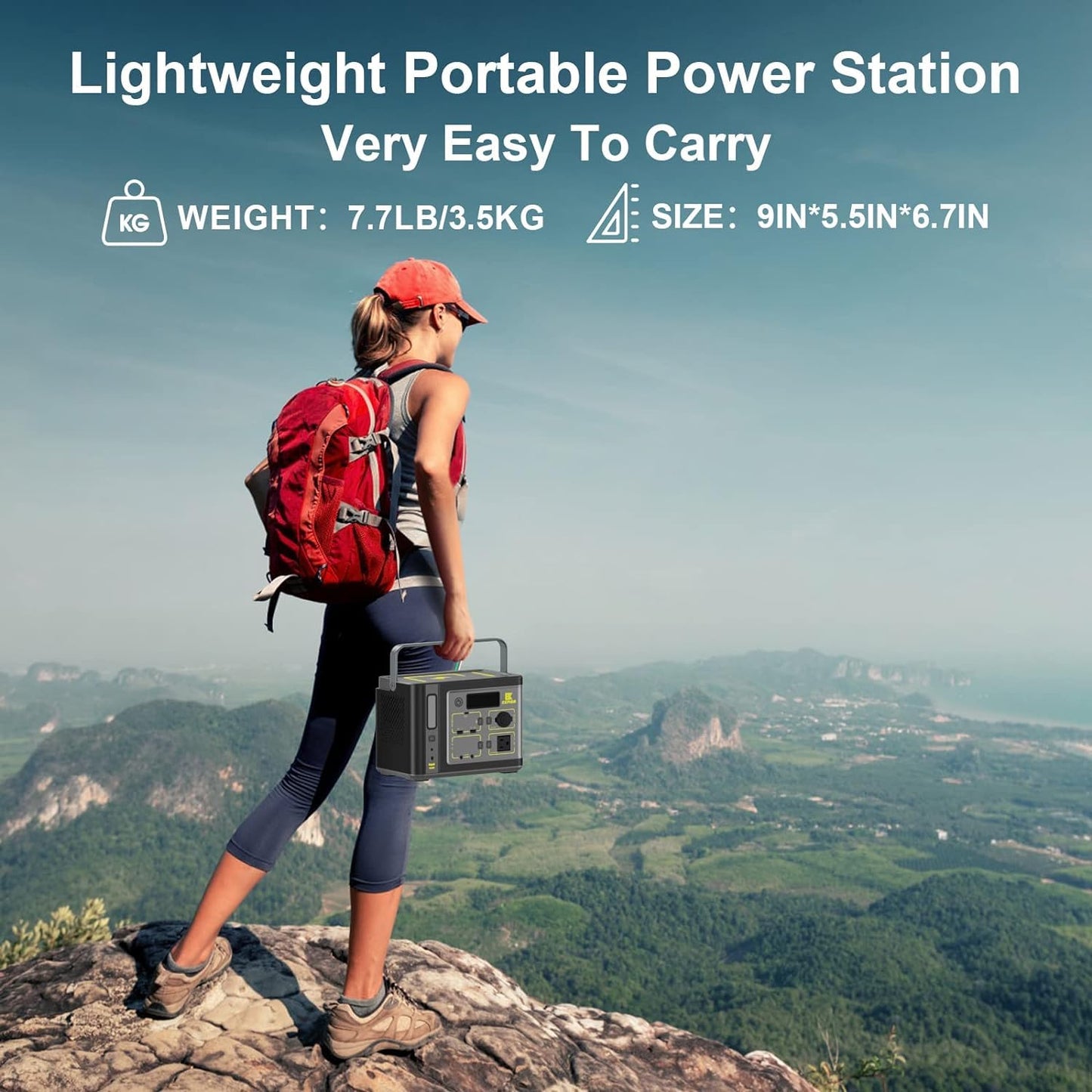 Portable Power Station Solar Generator for Camping