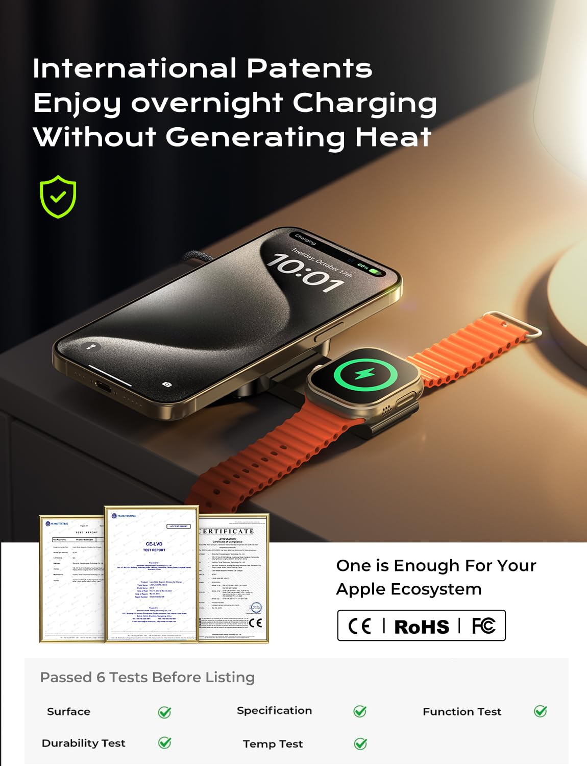 MagSafe Charger Stand for iPhone & Apple Watch