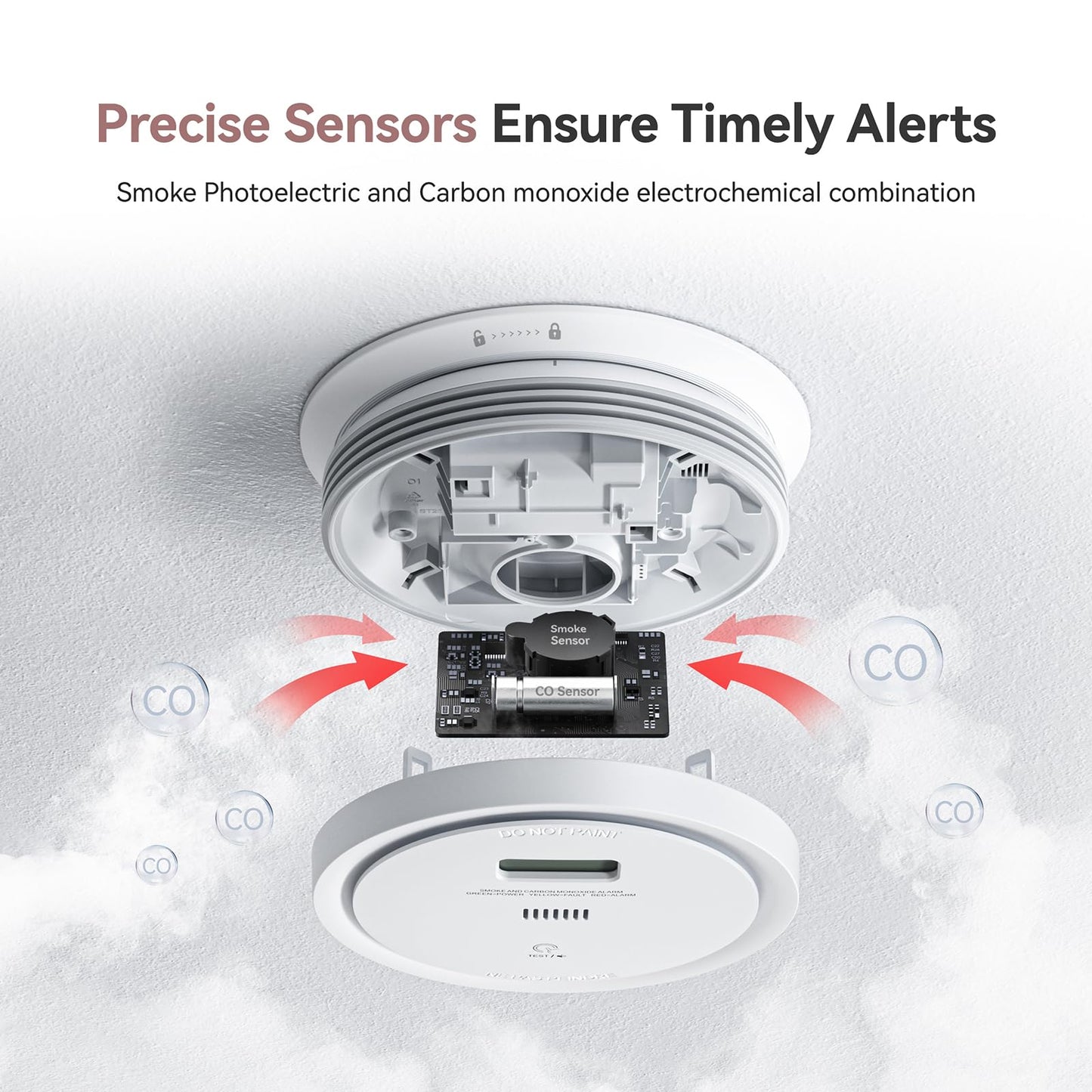 Smoke and Carbon Monoxide Detector Combo 5-Pack