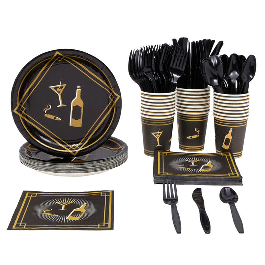 1920s Murder Mystery Party Supplies for 24