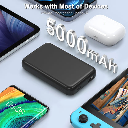 HAIARA 5000mAh MagSafe Wireless Power Bank
