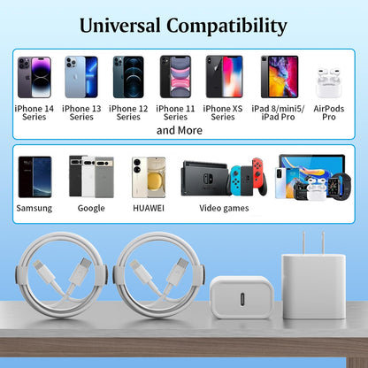 USB C Charger for iPhone 14 with 6FT Cable