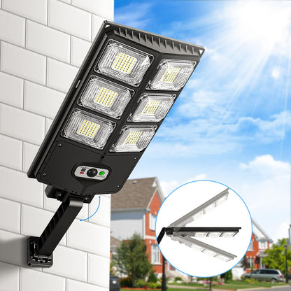 NAVAZIP 200W Solar Lights Outdoor, 15000LM Solar Lights for Outside Waterproof, Solar Flood Lights Outdoor Motion Sensor with Remote, for Street,Yard, Garden, Path & Parking Lot