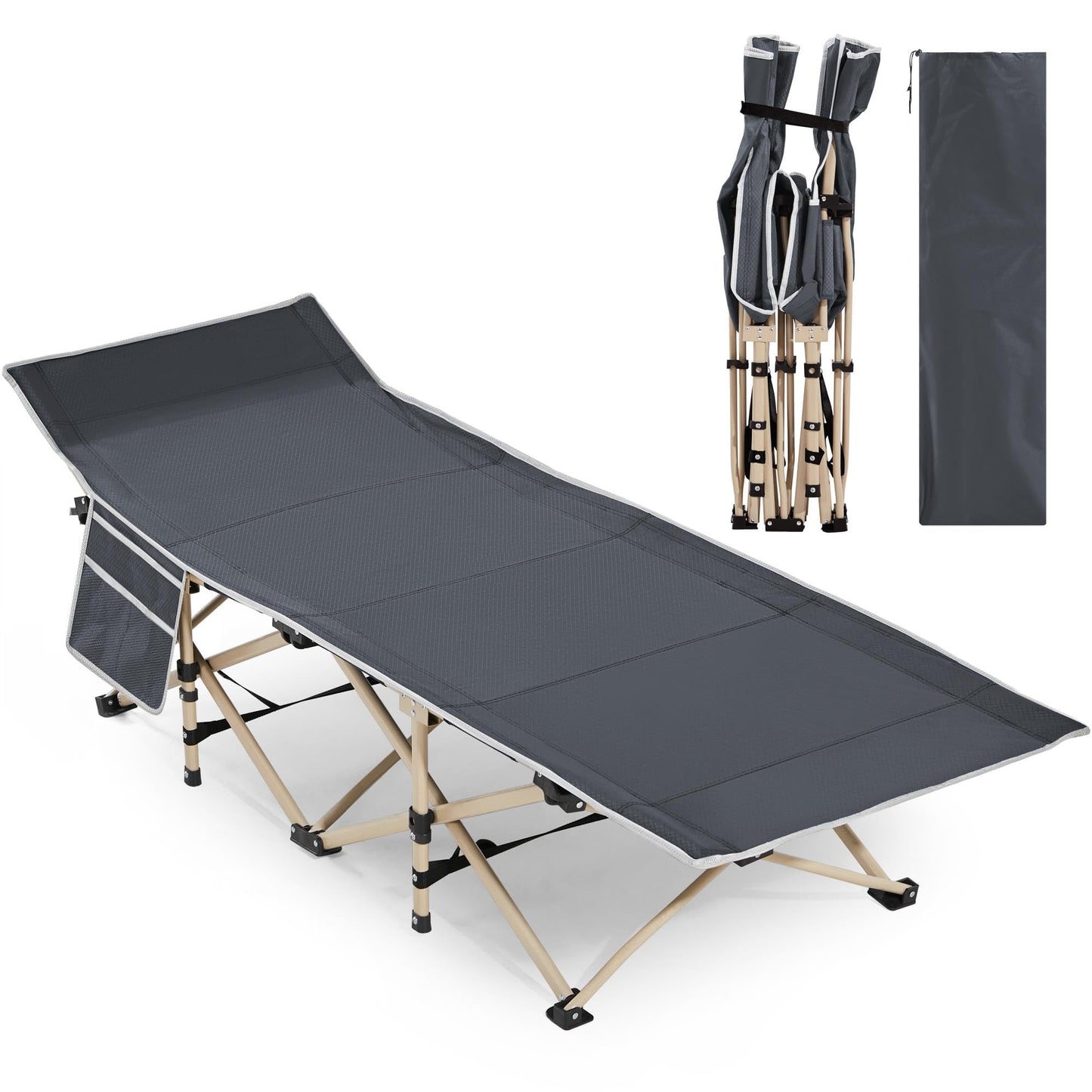 Yaheetech Portable Folding Camping Cot for Outdoors