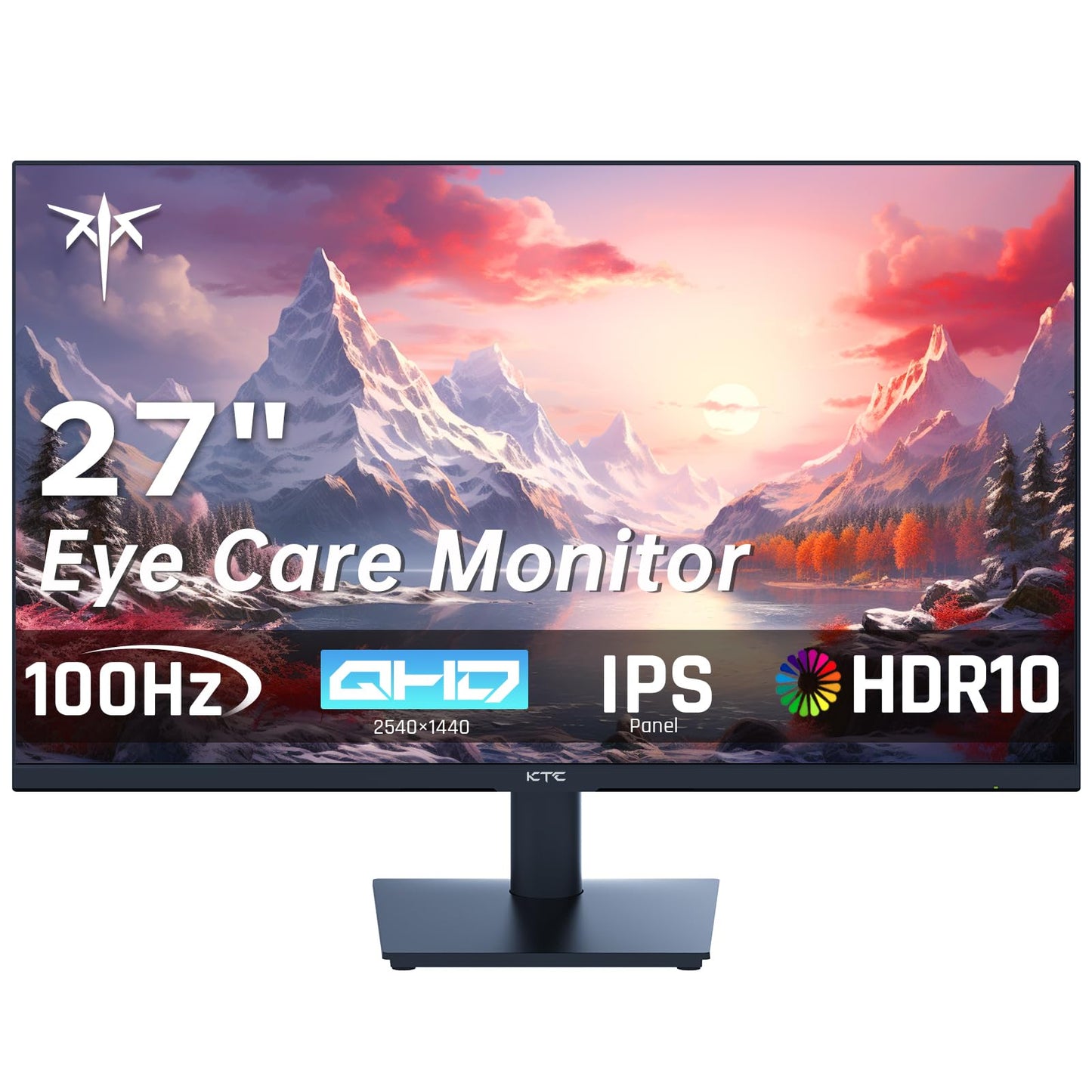KTC 27" QHD 100Hz Gaming Monitor with FreeSync