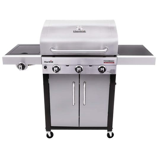 Char-Broil 3-Burner Propane Gas Grill with Side Burner