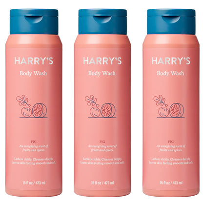 Harry's Body Wash Shower Gel 16 Fl Oz (3 Pack)