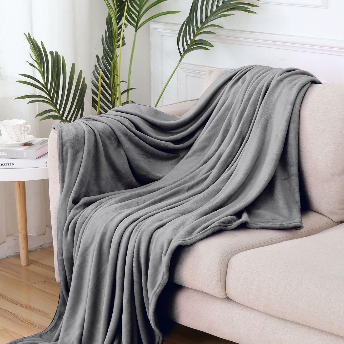 Travel Blanket & Neck Pillow Set for Airplanes