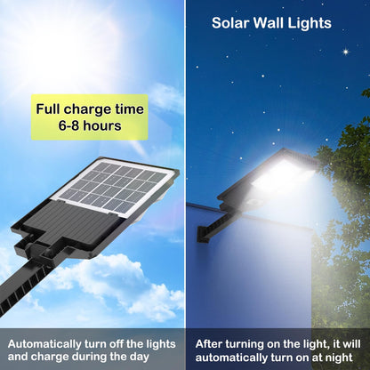 TFKK Solar Motion Sensor Flood Lights, 2PCS