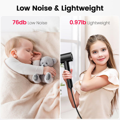 AirJetz High-Speed Ionic Hair Dryer with Diffuser
