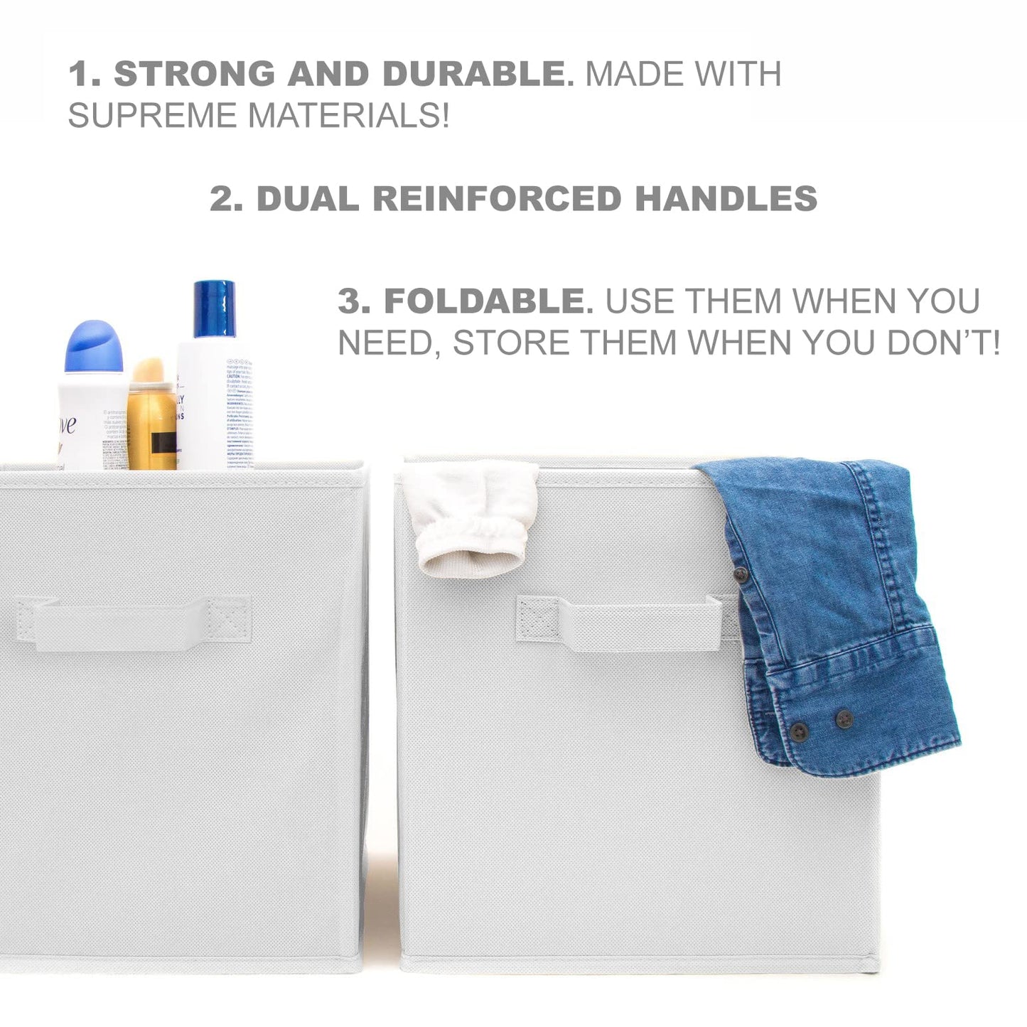Storage Cubes 11" Fabric Bins - 9 Pack