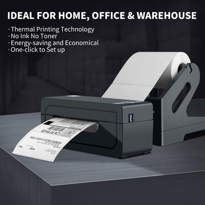 JADENS Wireless 4x6 Bluetooth Label Printer