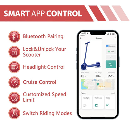 Folding Electric Scooter MAXSHOT 350W 21-28 Miles