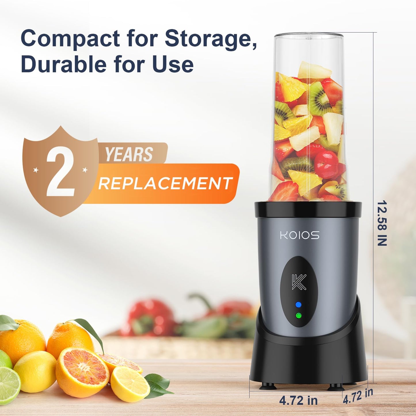 900W Personal Blender with 2 Portable Cups