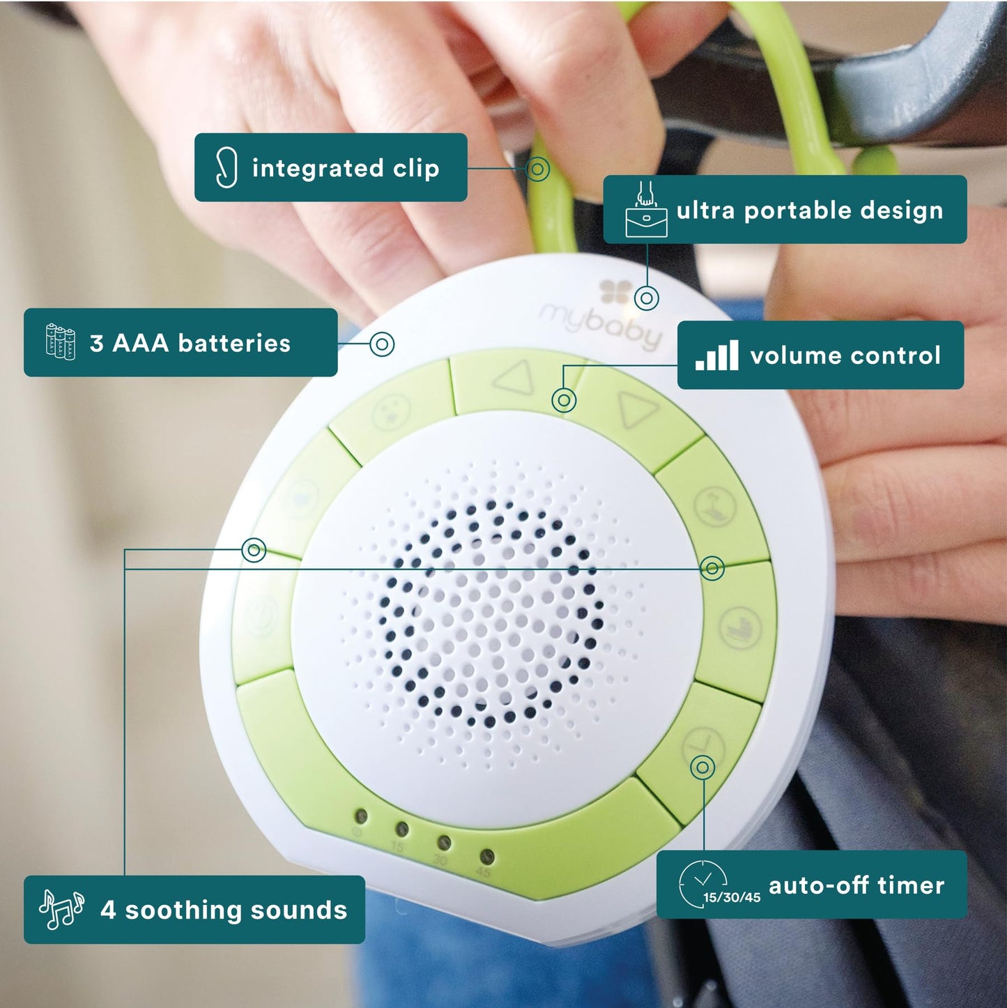 MyBaby White Noise Sound Machine for Babies