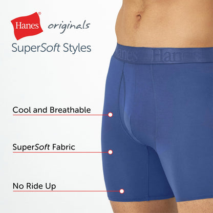 Hanes Supersoft Bamboo Trunks and Boxer Briefs