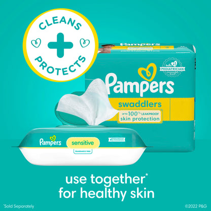 504 Count Pampers Sensitive Baby Wipes
