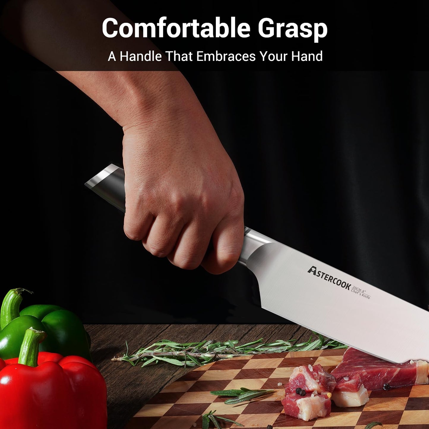 Astercook 8-Inch Professional Chef Knife