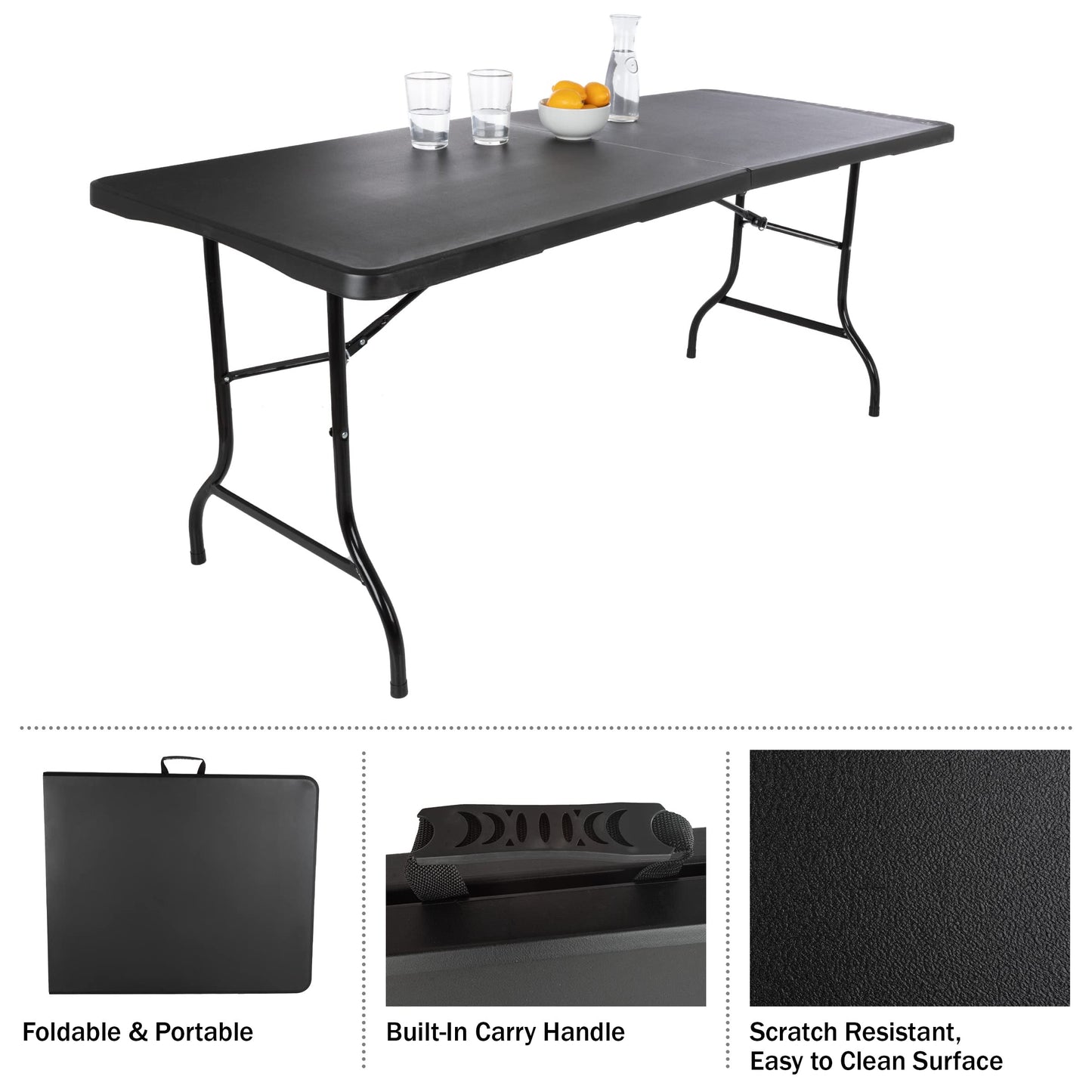 Everyday Home Folding Table Set - 2 Pack