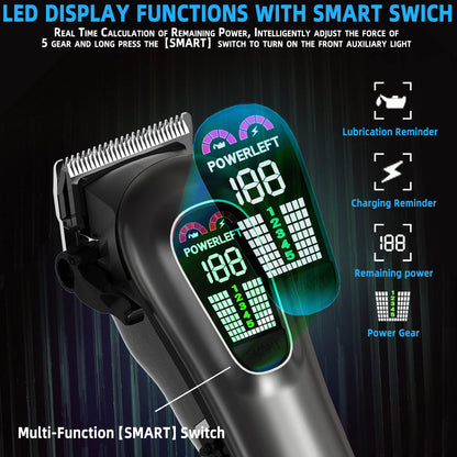 TCMKY Cordless Hair Clippers for Men Grooming