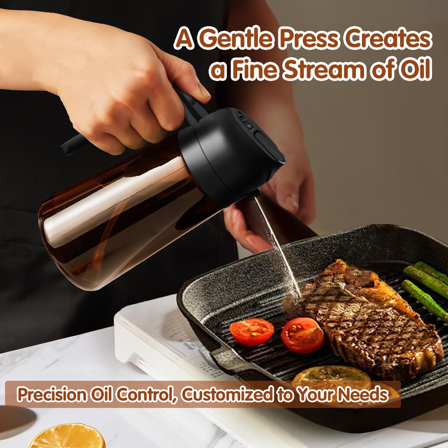 16oz Oil Sprayer Dispenser by YARRAMATE
