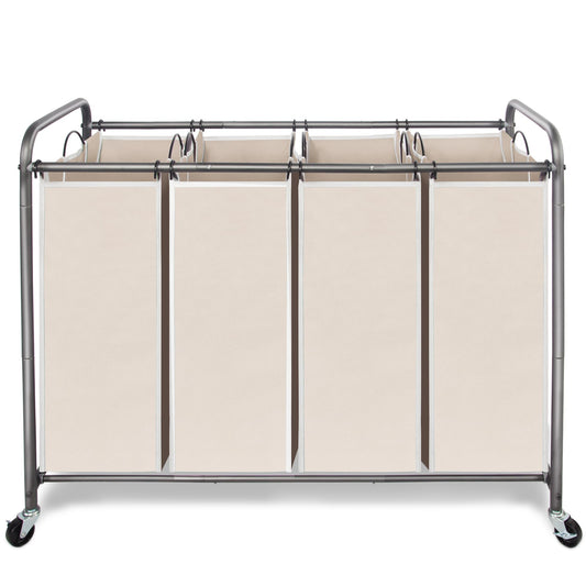 Laundry Sorter Hamper with Wheels by STORAGEIDEAS