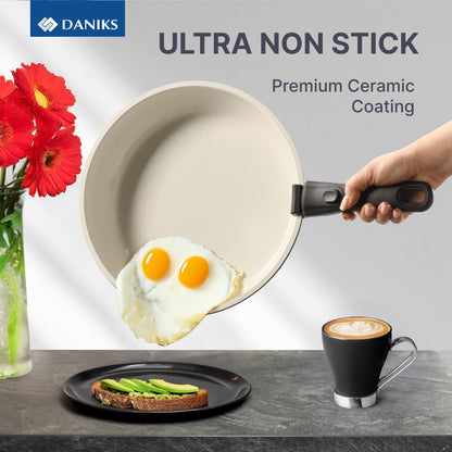 9-Piece Nonstick Ceramic Cookware Set, Black