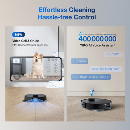 ECOVACS AI Robot Vacuum and Mop 11000Pa