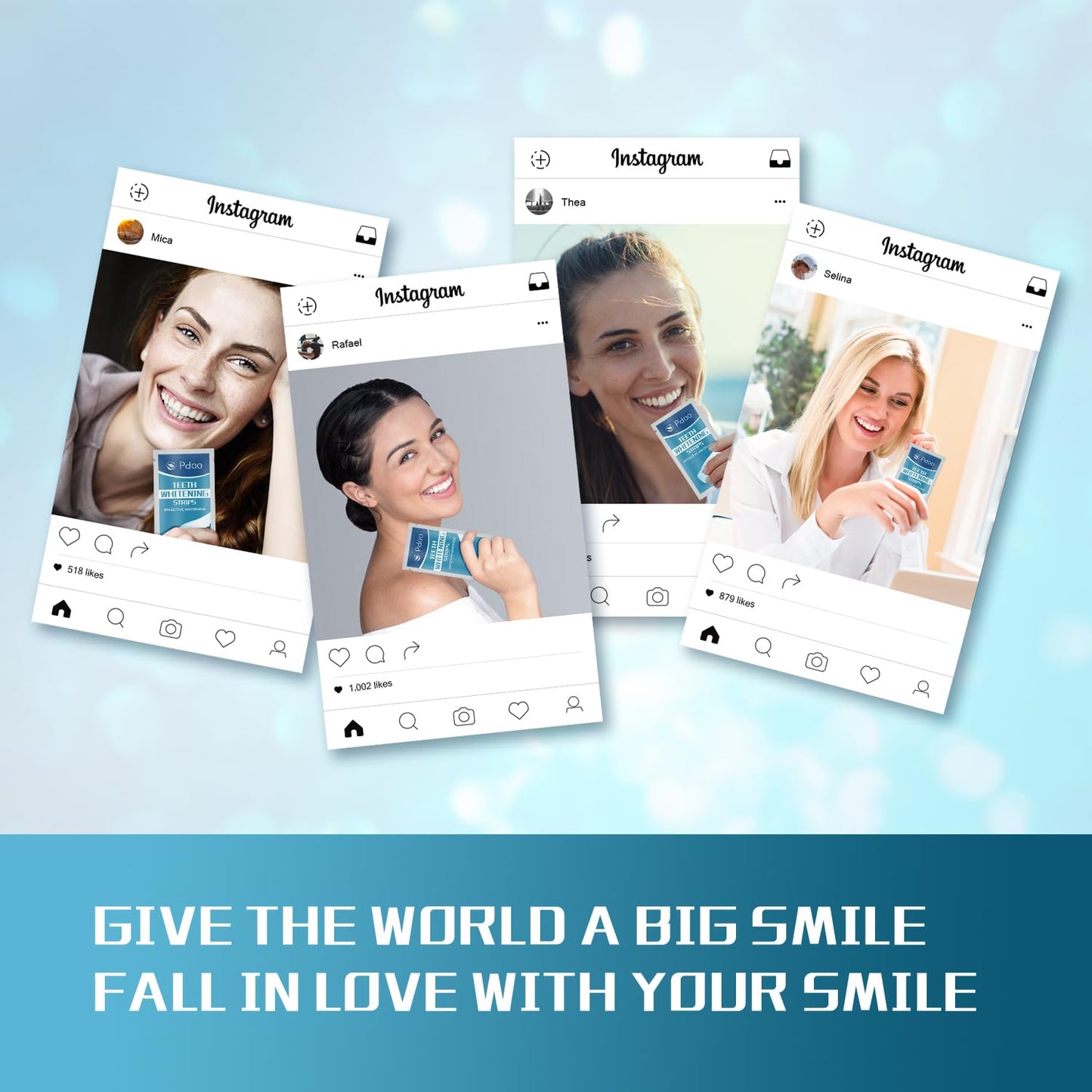 Teeth Whitening Strips for Sensitive Teeth - 28 Pack