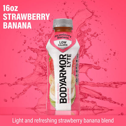 BODYARMOR LYTE Strawberry Banana Sports Drink, 12-Pack