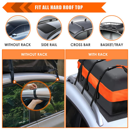 MeeFar Waterproof Car Roof Cargo Carrier Bag