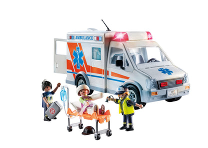 Playmobil Ambulance with Accessories and 3 Figures