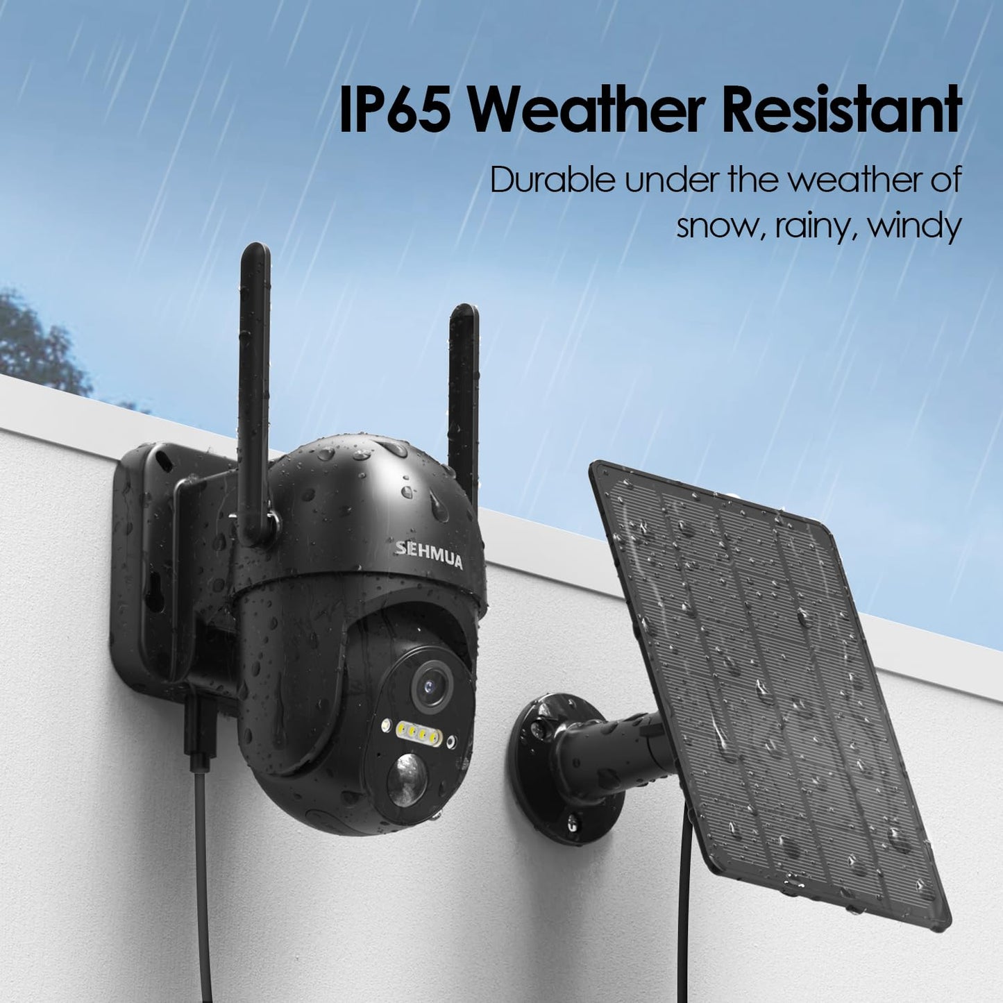 SEHMUA 2K Wireless Outdoor Security Camera